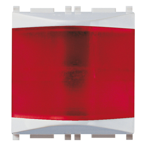 ไฟแสดงสถานะแบบปริซึมสีแดง ความยาว 5.4 นิ้ว ฐานสีเงิน ความสูง 5.3 นิ้ว - Product Image 1