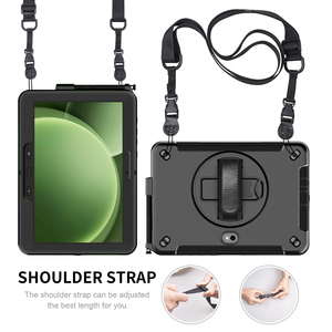 Custodia per <span class=keywords><strong>Tablet</strong></span> Girevole a 360° Antiscivolo e Resistente per Samsung <span class=keywords><strong>Galaxy</strong></span> Tab Active 5 Pro 10.1 Pollici SM-X350 SM-X356B - Product Image 4