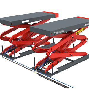 Sollevatore Auto Idraulico Interrato da 4000kg con Design a Forbice Certificato CE - Product Image 1