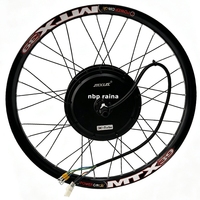 Moteur de moyeu arrière MXUS Turbo 3K-Turbo 72V3000W avec pignon 1S/7S pour vélo électrique, compatible avec roues de 26, 27,5 et 29 pouces (axe de 135-142 mm) - Modèle MTX39