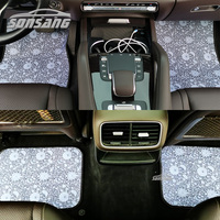 Alfombra Personalizada con Forma de Auto, Alfombra 3D con Logotipo de Diseñador, Alfombras Hechas a Mano, Alfombra Personalizada de Tamaño Personalizado