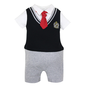 Ropa de otoño para bebé, pelele, chaleco de Caballero, pelele bonito, ropa para bebés recién nacidos, vestido de un año, Mono para bebé - Product Image 6