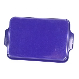 Thời Trang Mới Thoải Mái 0.8Mm Nặng Đo Roaster Pan Aluminized Thép Nướng Món Ăn Roaster <span class=keywords><strong>Lasagna</strong></span> Pan - Product Image 5