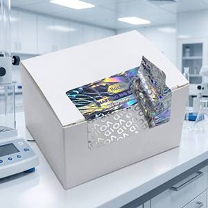 Etiqueta Adhesiva con Logotipo Holográfico Personalizado, Etiqueta VOID de Alta Calidad Anti-Falsificación <span class=keywords><strong>para</strong></span> Seguridad de Empaques y Uso Electrónico - Product Image 1