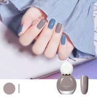 Vernis à ongles bouteille ronde laque longue durée imperméable vernis à ongles colle marque privée vernis à ongles professionnels portables