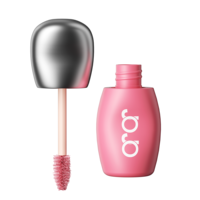 Tube de brillant à lèvres rose PET avec applicateur, contenant vide en plastique pour teinte à lèvres, fournisseur en gros d'emballages cosmétiques
