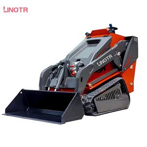 Harga Pabrik Mini Crawler <span class=keywords><strong>Loader</strong></span> Multifungsi Skid Steer <span class=keywords><strong>Loader</strong></span> Mesin Pemindah Tanah Track Bucket Bertenaga Bensin - Product Image 3