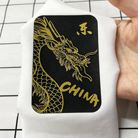 Patch en silicone personnalisé pour sérigraphie, motif vinyle 3D Saint-Valentin, autocollant thermocollant lavable pour vêtements