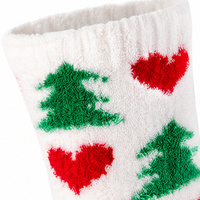 Chaussettes de Noël douces et moelleuses, chaussettes chaudes et confortables pour femmes, chaussettes d'hiver, lot cadeau