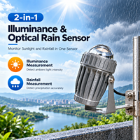 Capteur de pluie optique à lumière ambiante haute précision CODA CDY-20B, étanche IP65, montage horizontal pour panneaux solaires photovoltaïques et stations météorologiques