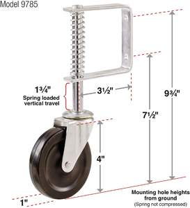 Rueda <span class=keywords><strong>de</strong></span> Puerta <span class=keywords><strong>de</strong></span> <span class=keywords><strong>Hierro</strong></span> <span class=keywords><strong>de</strong></span> alta resistencia <span class=keywords><strong>para</strong></span> puerta deslizante, adecuada <span class=keywords><strong>para</strong></span> puerta <span class=keywords><strong>de</strong></span> valla <span class=keywords><strong>de</strong></span> jardín - Product Image 6