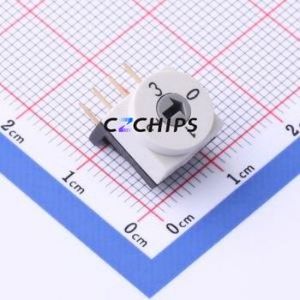 MER-04H Rotary Encoder Switch Through hole Component (THT) Switch 4 True Code - Product Image 1