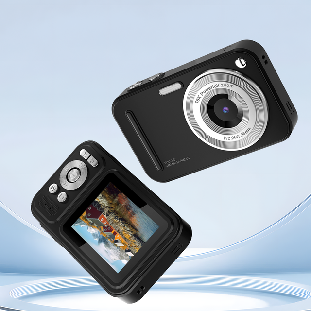 Factory OEM ODM 48MP Digital Cameras with 16X Zoom 2.4 Inch Screen 1500mAh Auto Focus Video Recording