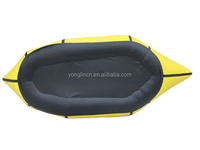 Modèles explosifs Packraft de kayak gonflable en PVC pour débutants pour la dérive en plein air Rafting en eau vive