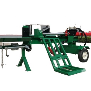 HUAHENG 42 tonnes de fendeuse de bûches de bois de moteur à essence d'<span class=keywords><strong>occasion</strong></span> pompe 15hp bras de levage hydrauliques diamètre maximum 500mm 12 mois - Product Image 1