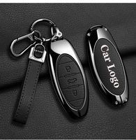 Étui de protection en cuir et alliage de zinc pour clé de voiture Bestune B70 B70S T55 T77 T99 M9 T33 E01, coque de clé télécommande, accessoires pour clés
