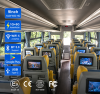 Système de divertissement pour bus Buspad, écran de siège arrière de 9 pouces avec Wifi, compatible avec les bus Yu TonG, Kinglong, Zhongtong et Higer