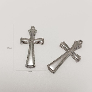 SP4060 비 변색 방수 종교 보석 용품 간단한 일반 스테인레스 스틸 십자가 십자가 참 펜던트 - Product Image 6