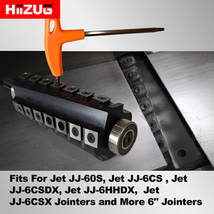 Tête de coupe spirale Hiizug de 6 pouces pour dégauchisseuse-raboteuse de 6 pouces, tête de coupe hélicoïdale pour le travail du bois - Product Image 6