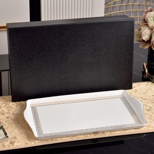 Hotel Restaurant Use <b>Ceramic</b> Dinner Tableware White Porcelain Dishes Wedding Party Dinner <b>Plate</b> - Product Image 1