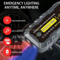 Paket Booster Baterai Mobil Alat Darurat Portabel 12V 22200mAh 500A Jump Starter Power Bank dengan Dua Port USB IP6X