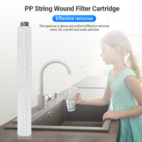 Cartouche de filtre à eau par osmose inverse Ocpuritech 5 microns 10 pouces en PP soufflé à froid, certifiée CE pour l'eau potable