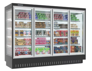 Réfrigérateur de supermarché à <span class=keywords><strong>porte</strong></span> vitrée fermée télécommandée de 12 pieds, 4 niveaux, <span class=keywords><strong>multi</strong></span>-étagères, pour boissons, yaourts, bouteilles de lait, bière - Product Image 3