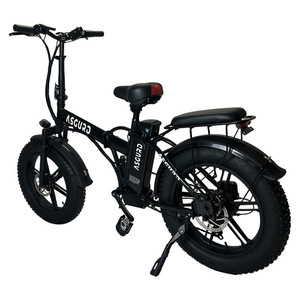 Vélo pliant pour adultes, pneus larges, cadre en aluminium, batterie au lithium 48V, freins à disque avant/arrière, modèle pour hommes et femmes, Eighty-eight, 20 pouces - Product Image 5