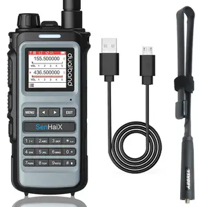 SenHaiX 8600 워키토키 에어 UHF VHF 듀얼 밴드 라디오 방수 송수신기