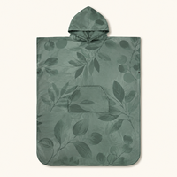 Serviette de bain à séchage rapide en microfibre, peignoir à capuche, poncho de surf pour la plage, le bain, le changement de combinaison de plongée, impression personnalisée