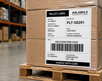 Étiquettes d'expédition personnalisées imperméables pour courses, autocollantes, avec codes-barres, pour colis e-commerce, enveloppes postales en papier