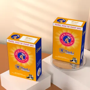 Baking Soda Custom Bio-degradable White Cardboard Paper Packaging Box for Baking Soda