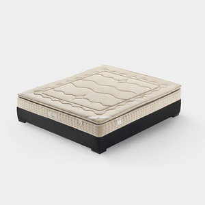 Matelas à ressorts ensachés en latex naturel Dawu M09, 25 cm d'épaisseur, matelas moderne pour chambre à coucher, soutien ferme moyen - Product Image 1