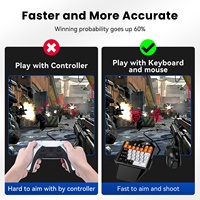 Kit adaptateur convertisseur clavier souris pour console PS5, accessoire de jeu Plug and Play avec ensemble d'accessoires complet