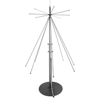 Antenne large bande 25-3000 MHz Lora 433 MHz GPS, style parapluie, omnidirectionnelle, pour extérieur, avec plan de terre