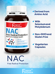 Hot bán Hữu Cơ NAC chiết xuất hỗ trợ gốc tự do bảo vệ 100 viên nang cho nam giới và phụ nữ NAC bổ sung - Product Image 5