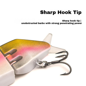 เหยื่อตก<span class=keywords><strong>ปลา</strong></span>แบบจมช้าสองส่วน แบบห<span class=keywords><strong>ล</strong></span>ายข้อต่อ พร้อมตะขอคู่ เหยื่อปลอมสำหรับ<span class=keywords><strong>ปลา</strong></span>คั<span class=keywords><strong>ล</strong></span>เตอร์ อั<span class=keywords><strong>ล</strong></span>บูร์นัส และป<span class=keywords><strong>ล</strong></span>าบาส - Product Image 5