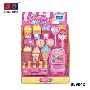 <span class=keywords><strong>Caja</strong></span> <span class=keywords><strong>Registradora</strong></span> de Juguete de Plástico para Niñas, Mini Supermercado de Helados - Product Image 2