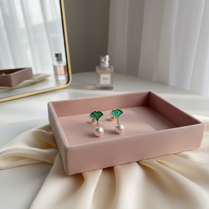 Trending di moda argento fatto a mano Huggie lampadario orecchini a forma di stella geometrico cuore Design vendita calda all'ingrosso perle - Product Image 3