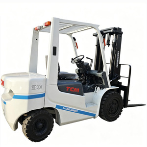 Chine fournit des chariots élévateurs diesel TCM FD30 d'occasion de haute qualité de 3 tonnes avec pneus pleins à vendre - Product Image 1