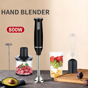 Batidora de mano 800W 5 en 1 con batidor de alambre de acero inoxidable para comida de bebé, carne, zumos y cocina - Product Image 1