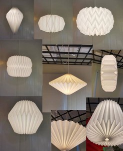 Lampe de plafond intérieure de style européen moderne, suspension en papier <span class=keywords><strong>origami</strong></span>, <span class=keywords><strong>abat</strong></span>-<span class=keywords><strong>jour</strong></span> pour hôtels et centres commerciaux - Product Image 5