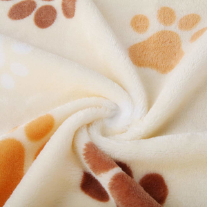 الكلمة الحيوانات الأليفة بطانية الكلب البطانيات الفانيلا النوم حصيرة السرير غطاء مع باو طباعة بطانية ناعمة لالهريسة جرو الحيوانات الصغيرة - Product Image 3