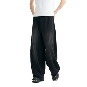 Pantalons de survêtement surdimensionnés pour femmes, style vintage, lavage à l'acide, poids lourd, vêtements de mode, pantalons amples - Product Image 6