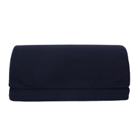 Coussin de repose-pieds rectangulaire réglable en mousse à mémoire de forme gonflable, écologique et personnalisable pour la maison, le bureau, l'avion