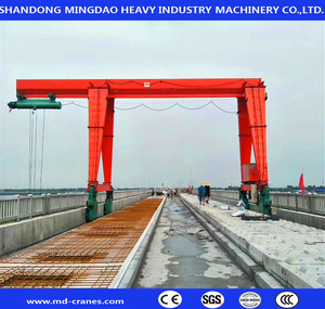 Pont roulant à mâts à faible coût avec palan manuel 1-20 tonnes certifié CE/ISO Installation rapide Assistance après-vente mondiale - Product Image 3