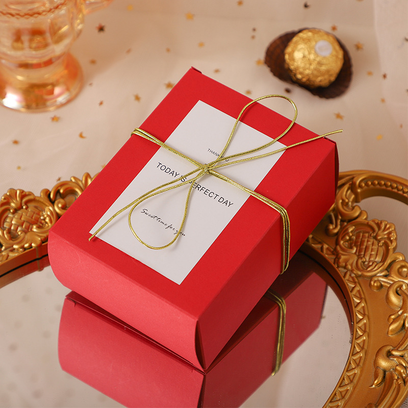 Red card box small size (8-5-8cm)