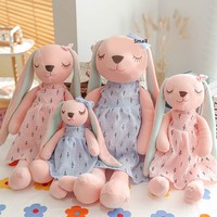 Peluche Lapin de Pâques - Jouet de Confort Doux en Forme de Lapin, Cadeau pour Enfants, Compagnon de Sommeil