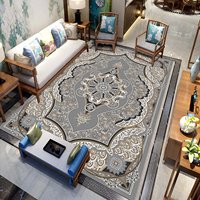 Tapis en peluche à poils ras de forme rectangulaire, design écologique et tendance pour salon, prix de gros