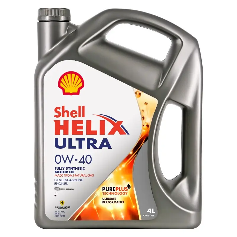 Pelumas minyak Motor sintetis penuh 4 Liter Shell HELIX ULTRA 0W-40